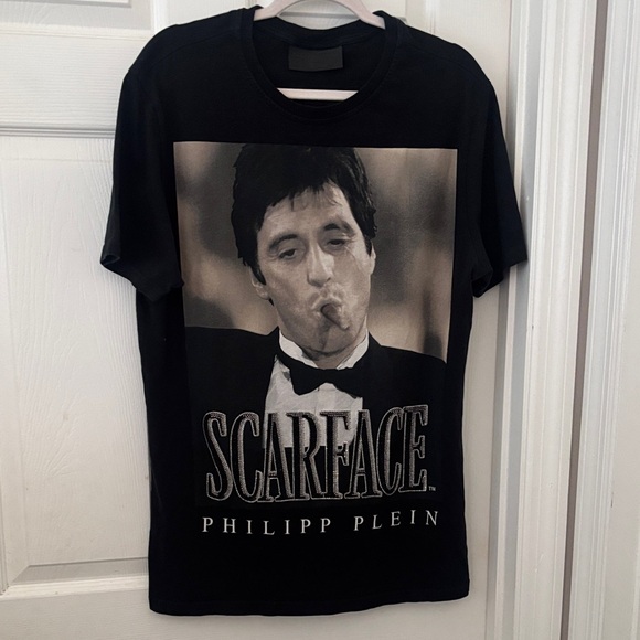Philipp Plein Other - Philipp Plein Black Scarface Print T-Shirt